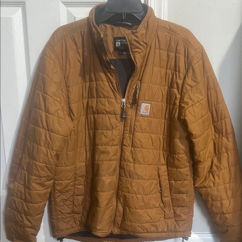 Carhartt Men's Brown Quilted Puffer Jacket